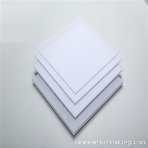 Creamy White Light Diffuser Sheet Polycarbonate Panel
